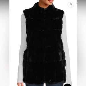 Belle Fare dudinka oversized faux fur vest